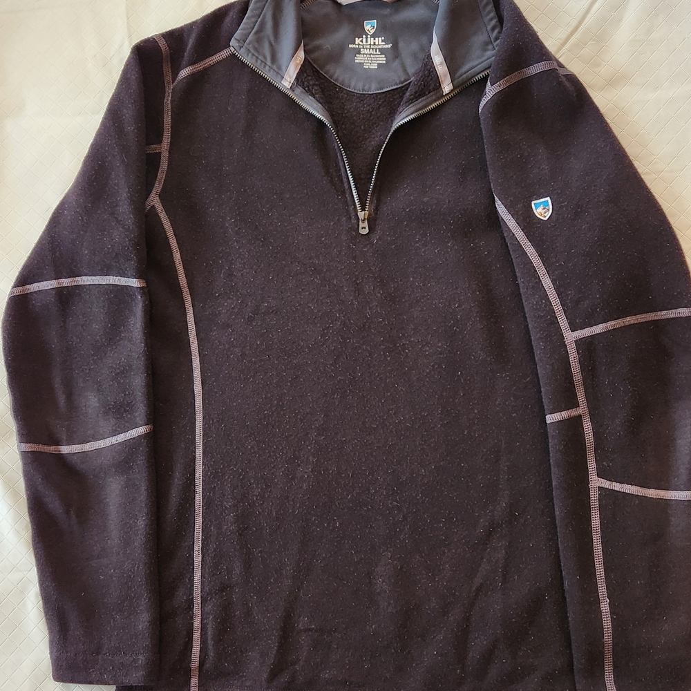 Kuhl Men's Black Zip-Up Sweater